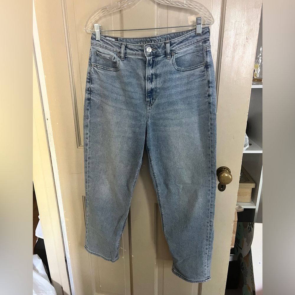 AE American Eagle Stretch Mom Jeans Sz 10